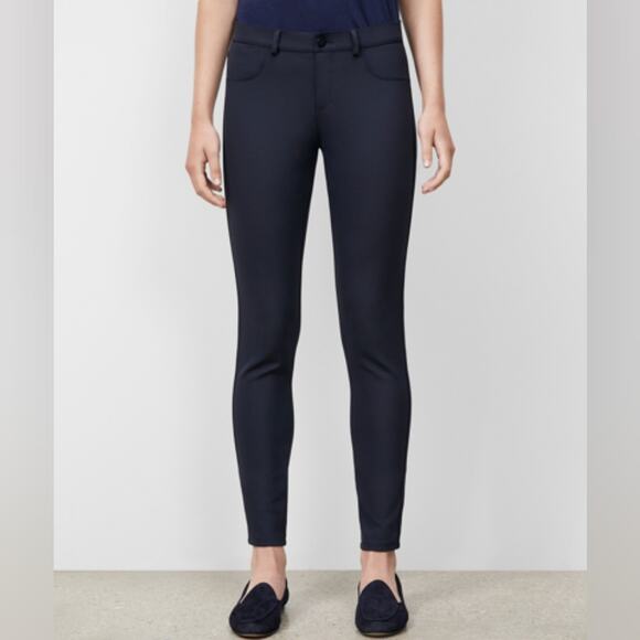 Lafayette 148 Acclaimed Stretch Mercer Pant In Navy Blue Size 2,All Products : American Fashion Style Bags On Sale